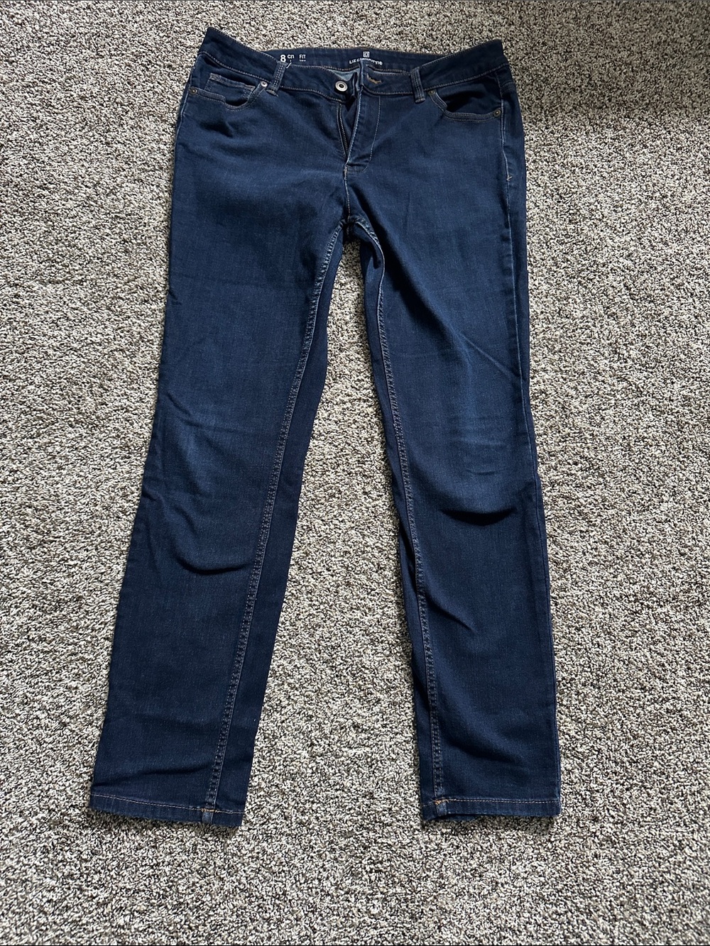 Liz Claiborne Dark Indigo Skinny Jeans